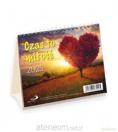 Kalendarz 2025 na biurko - Czas to miłość [KALENDARZ]