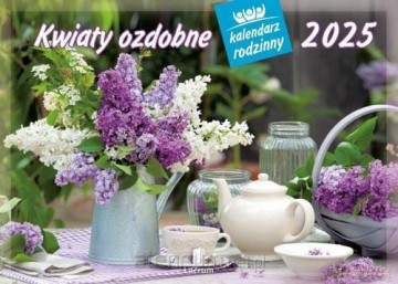Kalendarz 2025 Rodzinny Kwiatki ozdobne [KALENDARZ]