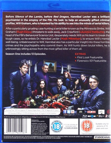 Hannibal Season 1 [3Blu-ray]