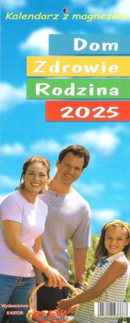Kalendarz 2025 tygodniowy z magnesem Dom... [KALENDARZ]