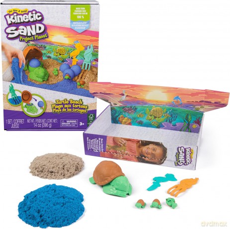 Kinetic Sand - Piasek kinetyczny Plaża żółwi