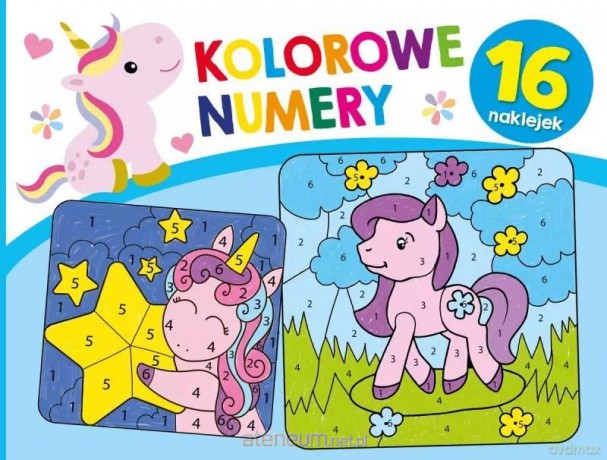 Kolorowe numery. Jednorożce [KSIĄŻKA]