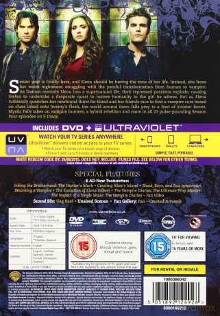 The Vampire Diaries Season 4 (Pamiętniki Wampirów Sezon 4) [5DVD]