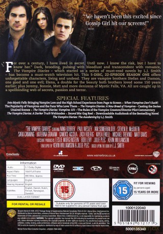 The Vampire Diaries Season 1 (Pamiętniki Wampirów Sezon 1) [5DVD]