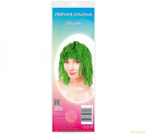 Peruka foliowa zielona
