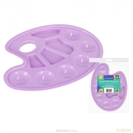 Plastikowa paleta do farb pastel fiolet