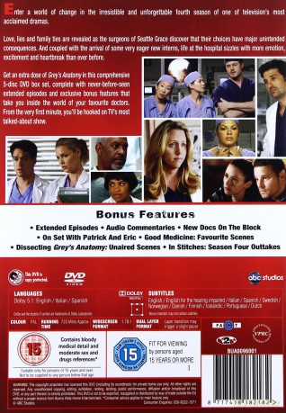 Grey's Anatomy Season 4 (Chirurdzy Sezon 4) [5DVD]