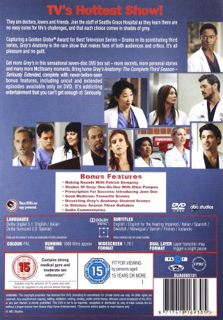 Grey's Anatomy Season 3 (Chirurdzy Sezon 3) [7DVD]