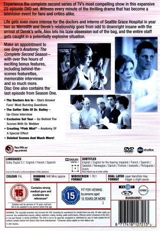 Grey's Anatomy Season 2 (Chirurdzy Sezon 2) [7DVD]
