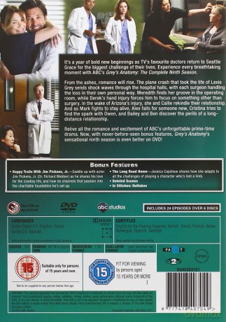 Grey's Anatomy Season 9 (Chirurdzy Sezon 9) [6DVD]