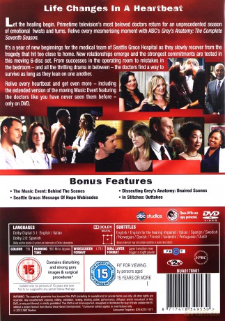 Grey's Anatomy Season 7 (Chirurdzy Sezon 7) [6DVD]