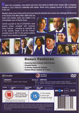 Grey's Anatomy Season 6 (Chirurdzy Sezon 6) [6DVD]