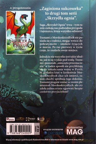 Skrzydła ognia. (Tom 2) Zaginiona sukcesorka - Tui T. Sutherland [KSIĄŻKA]