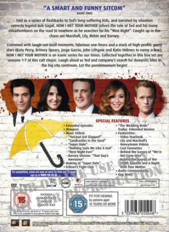How I Met Your Mother Season 1-7 (Jak PoznaĹem WaszÄ MatkÄ Sezon 1-7) [BOX] [DVD]
