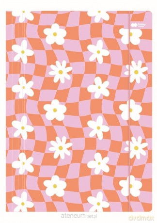 Teczka A4+ z gumką Bloom pastel