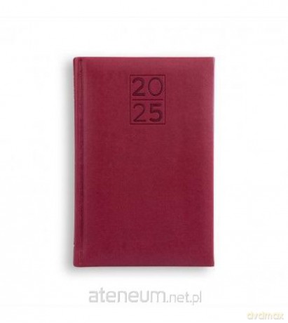 Terminarz 2025 B6 Print czerwony [KALENDARZ]