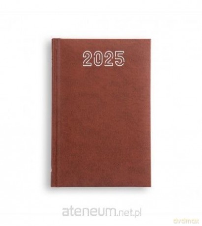 Terminarz 2025 B6 Standard brązowy [KALENDARZ]