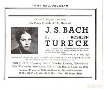Rosalyn Tureck: Goldberg\'s Variations [CD]