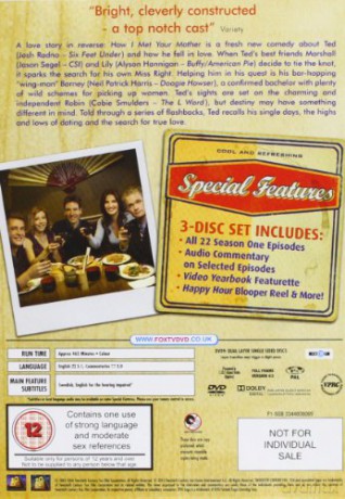 How I Met Your Mother Season 1-5 (Jak Poznałem Waszą Matkę Sezon 1-5) [15DVD]