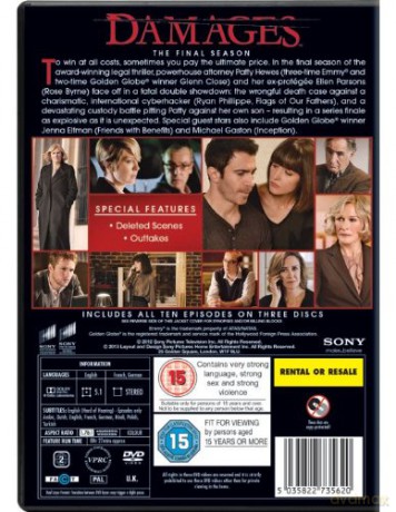 Damages Season 5 (Układy Sezon 5) [3DVD]
