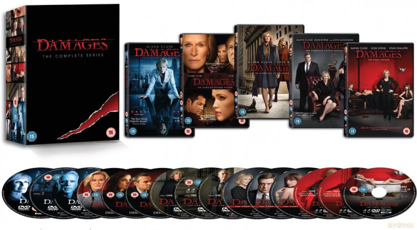 Damages Season 1-5 (Układy Sezon 1-5) [15DVD]