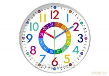 Zegar edukacyjny 25cm