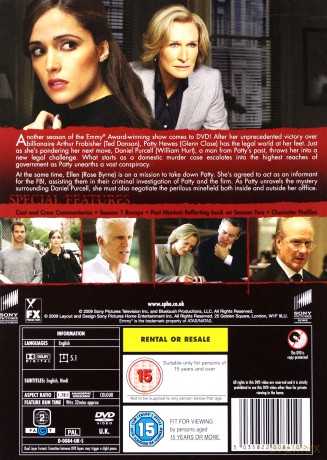 Damages Season 2 (Układy Sezon 2) [3DVD]