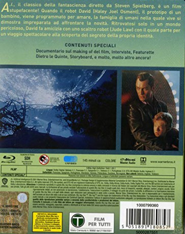 A.I. Intelligenza Artificiale (Steelbook)