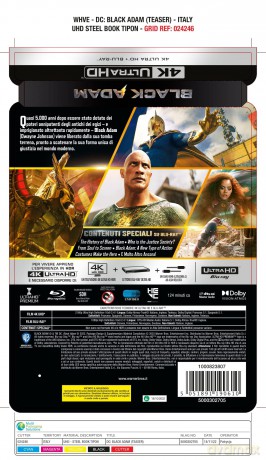 Black Adam Steelbook 2 (4k Ultra Hd + Blu-Ray) - Excl