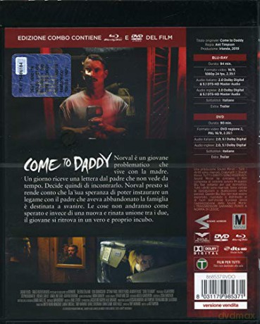 Come To Daddy (Blu-Ray+Dvd)