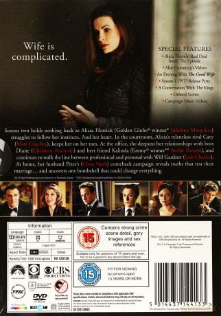 The Good Wife Season 2 (Żona Idealna Sezon 2) [6DVD]