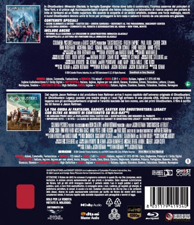 Ghostbusters: Legacy / Ghostbusters: Minaccia Glaciale (2 Blu-Ray)