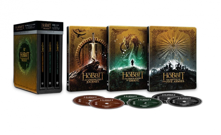 Hobbit Trylogia (steelbook) [6xBlu-Ray 4K]