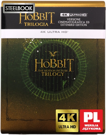 Hobbit Trylogia (steelbook) [6xBlu-Ray 4K]