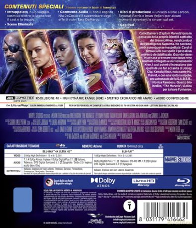 Marvels (The) (4k Ultra Hd+Blu-Ray Hd)