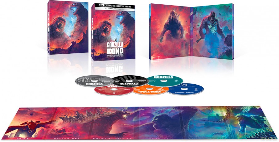 Monsterverse 5-Film Di King Kong Collec. (4k+Br) (Box 6 4k+Br)