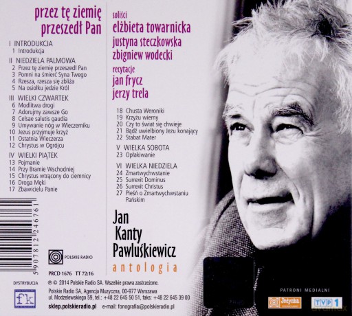 Antologia Vol. 6 - Przez Tę Ziemię Przeszedł Pan - Jan Kanty Pawluśkiewicz [CD]