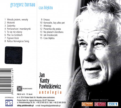 Jan Kanty Pawluśkiewicz: Antologia Vol. 5 - Grzegorz Turnau [CD]