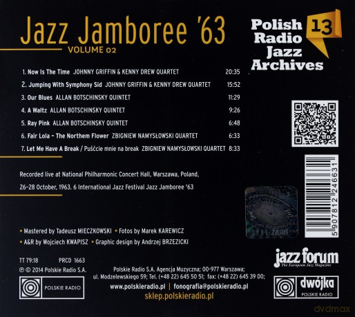 Jazz Jambore'63 vol. 2 - Polish Radio Jazz Archives vol. 13 [CD]