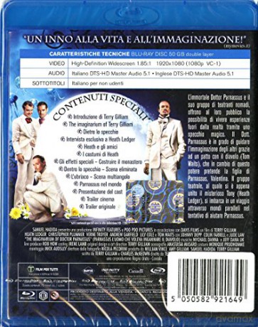 Parnassus - L'Uomo Che Voleva Ingannare Il Diavolo