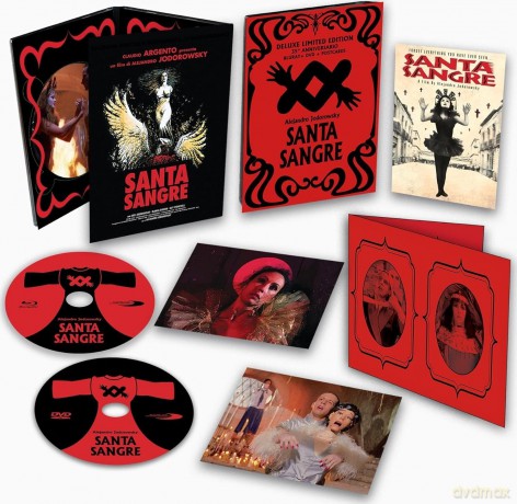 Santa Sangre (35th Anniversary) (Deluxe Box Edition Blu-Ray + Dvd + Postcards + Gatefold Insert)