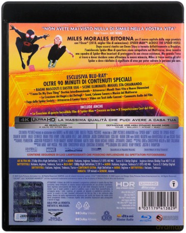 Spider-Man: Across The Spider-Verse (Spider-Man: Poprzez multiwersum) [Blu-Ray 4K]+[Blu-Ray]
