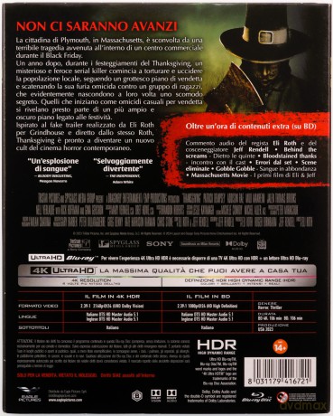 Thanksgiving (Noc Dziękczynienia) [Blu-Ray 4K]+[Blu-Ray]