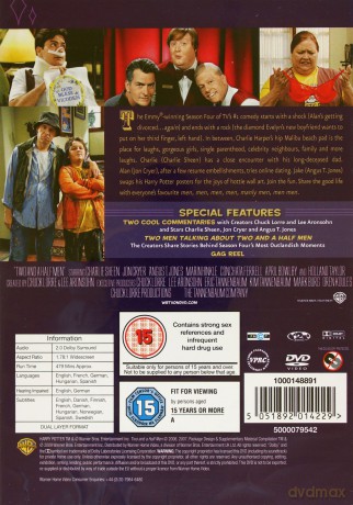 Two And A Half Men Season 4 (Dwóch I Pół Sezon 4) [4DVD]