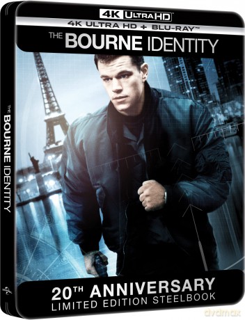 The Bourne Identity 20th Ann (Steelbook) (4k+Br)