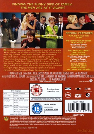 Two And A Half Men Season 5 (Dwóch i Pół Sezon 5) [3DVD]