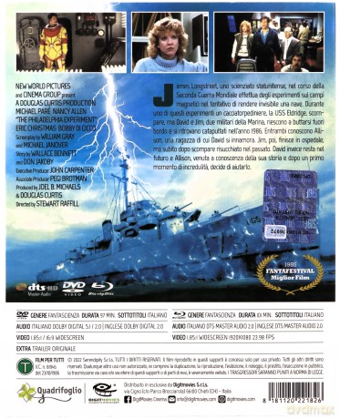 The Philadelphia Experiment (Eksperyment Filadelfia) [Blu-Ray]+[DVD]
