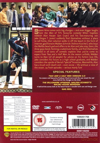 Two and a Half Men Season 9 (Dwóch I Pół Sezon 9) [3DVD]