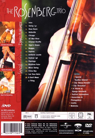 Rosenberg Trio: Tribute To Django Reinhardt [DVD]