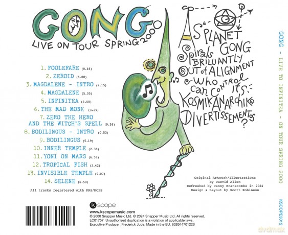 Gong: Live 2 Infinitea On Tour Spring 2000 [CD]